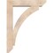 Ekena Millwork Thorton Slat Smooth Bracket w/ Offset Brace, Douglas Fir, 7 1/2"W x 36"D x 48"H BKT0806X36X48THR06SDF - alternate 4